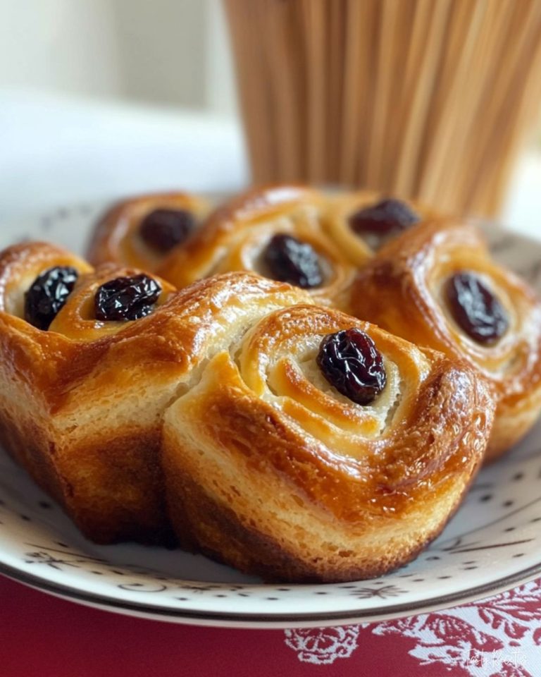 Tosty francuskie z rodzynkami i kremem cukierniczym