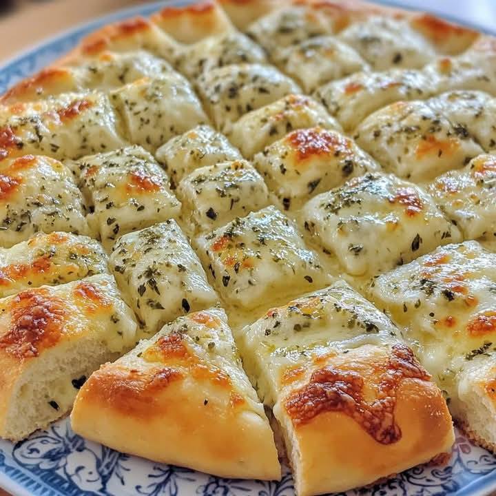 Chleb czosnkowy z serem