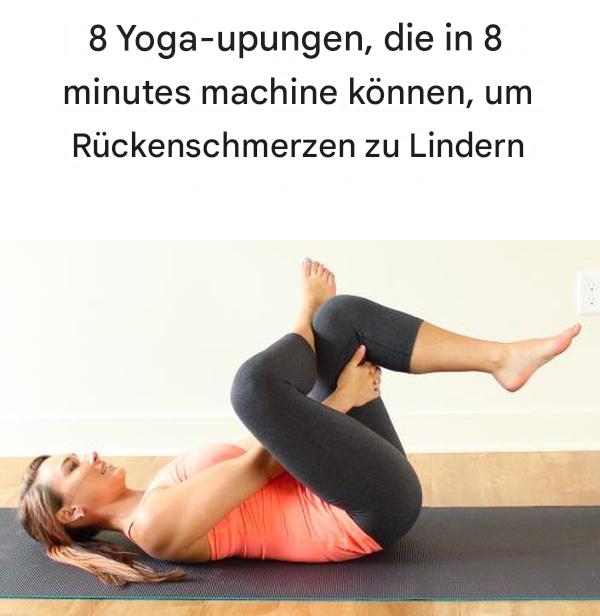 8 pozycji jogi, które możesz wykonać w 8 minut, aby złagodzić ból pleców