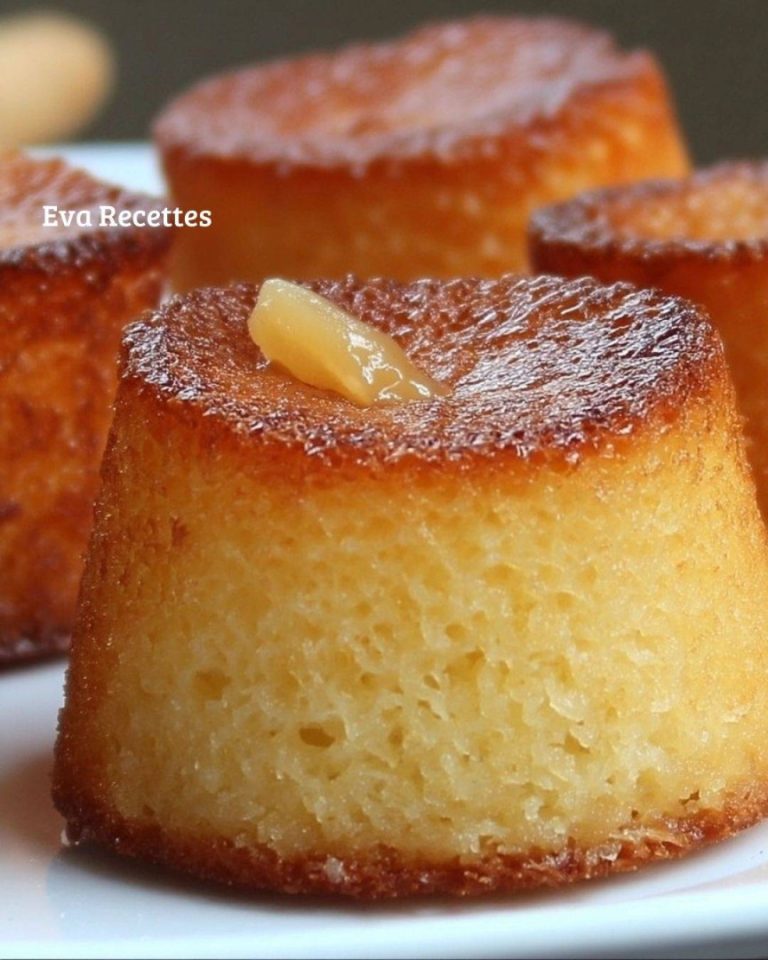 Miękkie ciasto migdałowe z kompotem jabłkowym