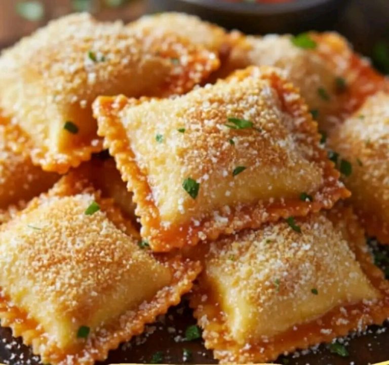 Chrupiące ravioli z serem!!