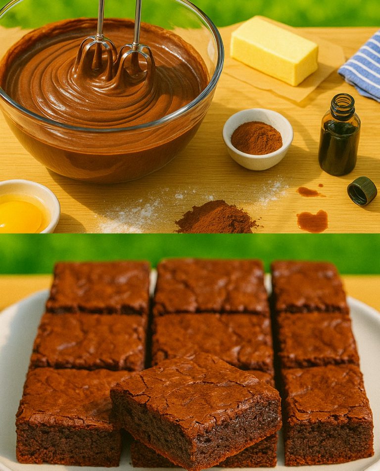 Przepis na brownie z jedną miską fudge