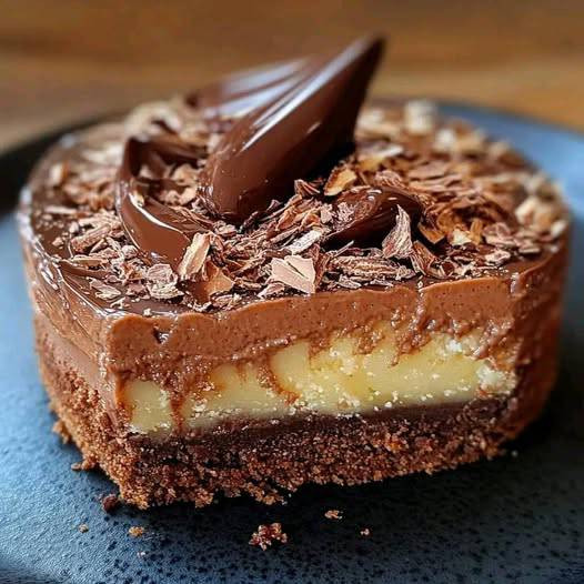 Chrupiąco-miękkie ciasto czekoladowo-gruszkowe