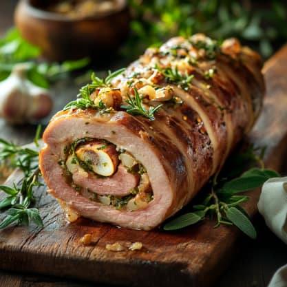 Faszerowana rolada wieprzowa – 4 porcje