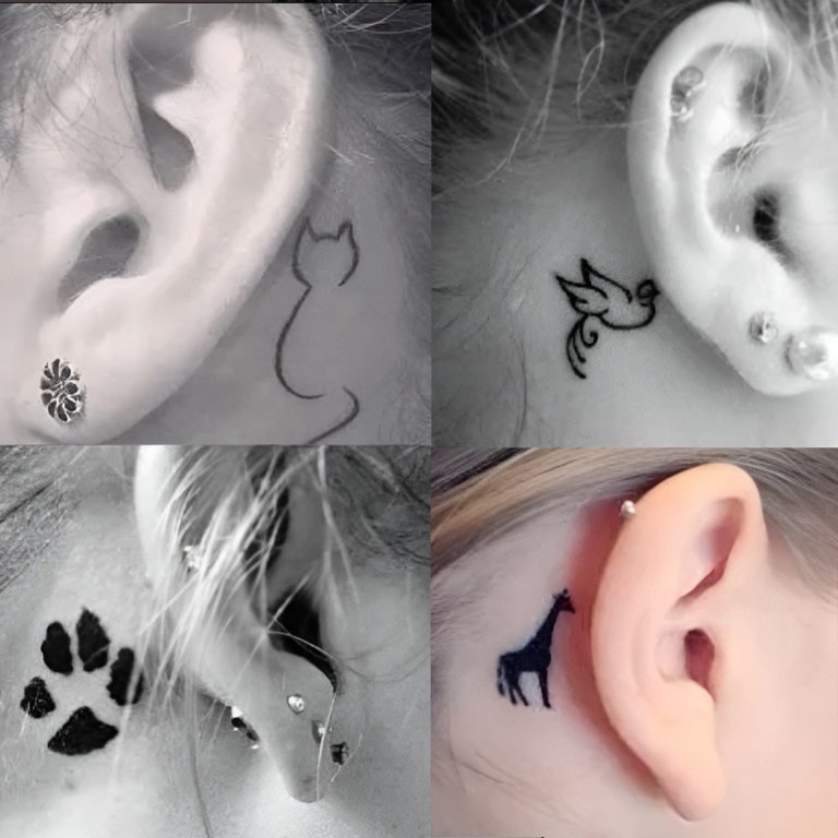 Tatuaże za uchem: co oznaczają?