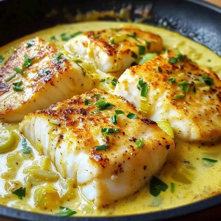 Pikantny dorsz z porem i mlekiem kokosowym