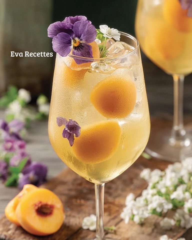 Musujący Spritz z moreli i kwiatów bzu: owocowy i orzeźwiający koktajl