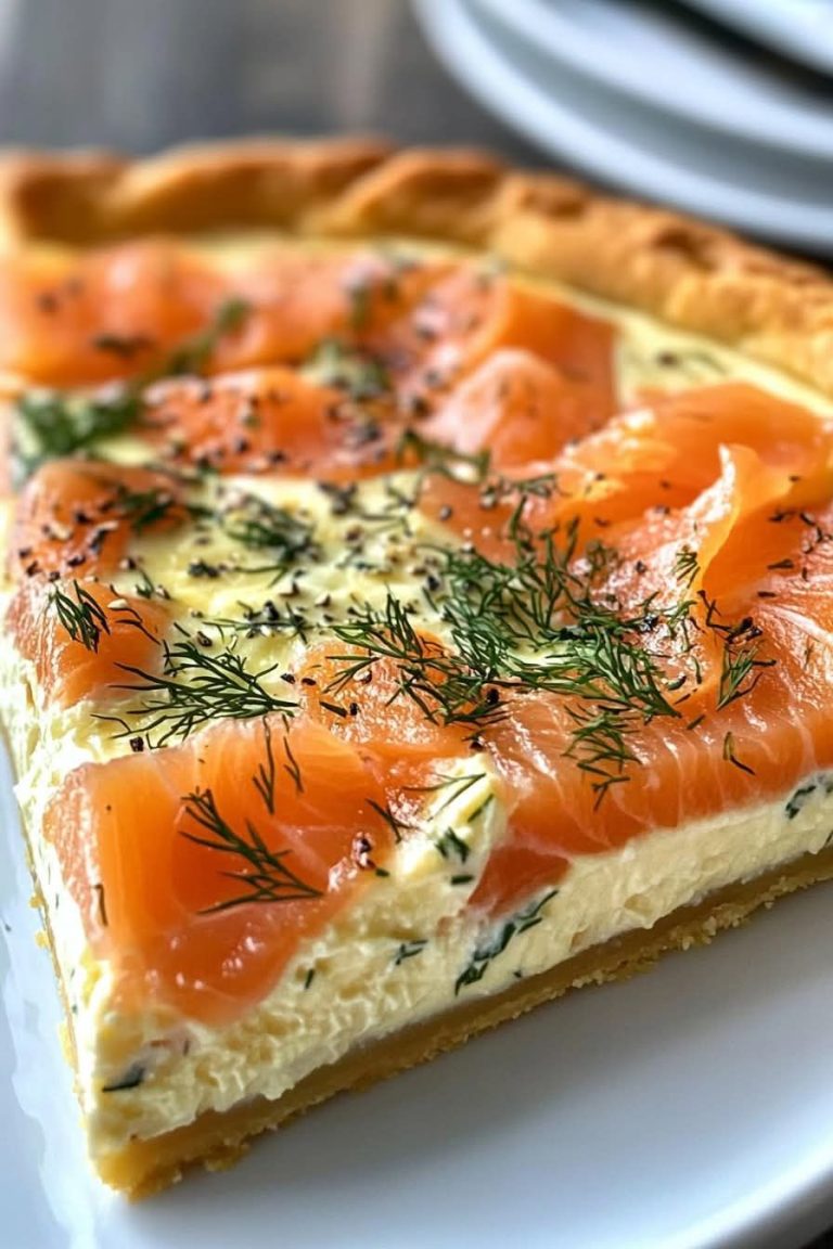 QUICHE Z ŁOSOSIEM I BOURSIN (Przepis, którego absolutnie musisz spróbować)