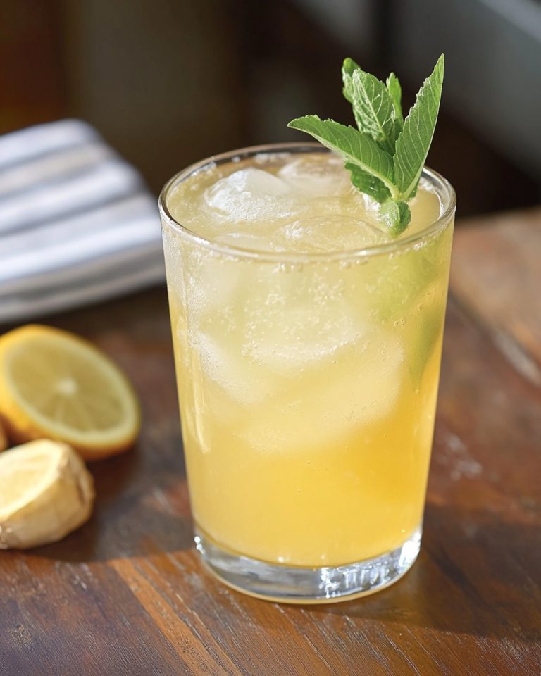 Napój imbirowy bezalkoholowy – orzeźwiający i łatwy w przygotowaniu przysmak!