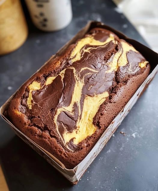 Ciasto marmurkowe czekoladowo-waniliowe
