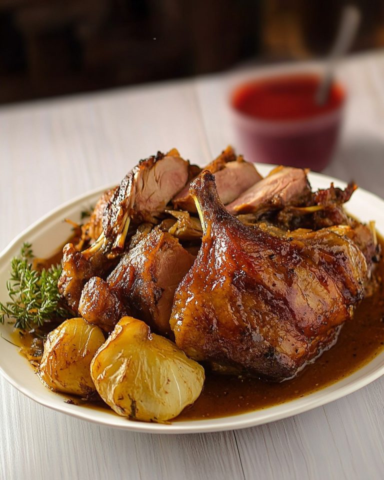 Delikatna pieczona gęś