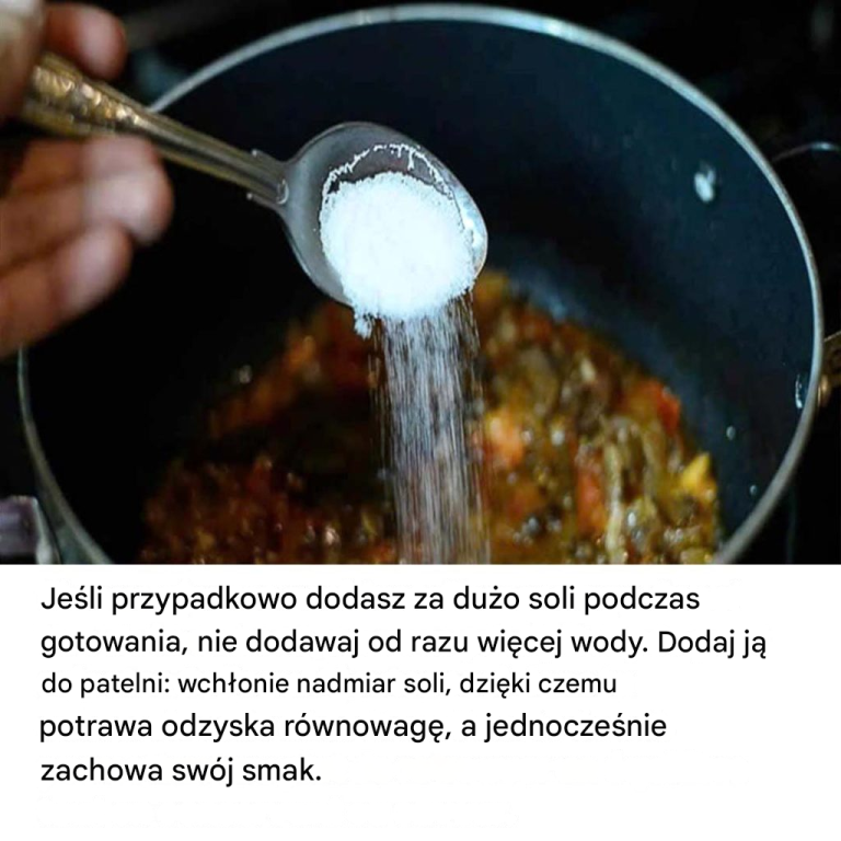 Jak uratować danie, które jest zbyt słone?