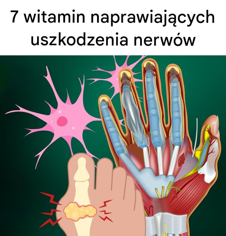 7 niesamowitych witamin naprawiających uszkodzenia nerwów