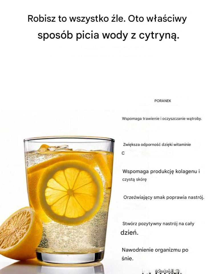 Robisz to wszystko źle. Oto właściwy sposób picia wody z cytryną.