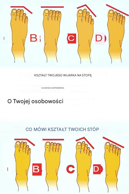 Kształt twoich stóp ujawnia fascynujące rzeczy na temat twojej osobowości