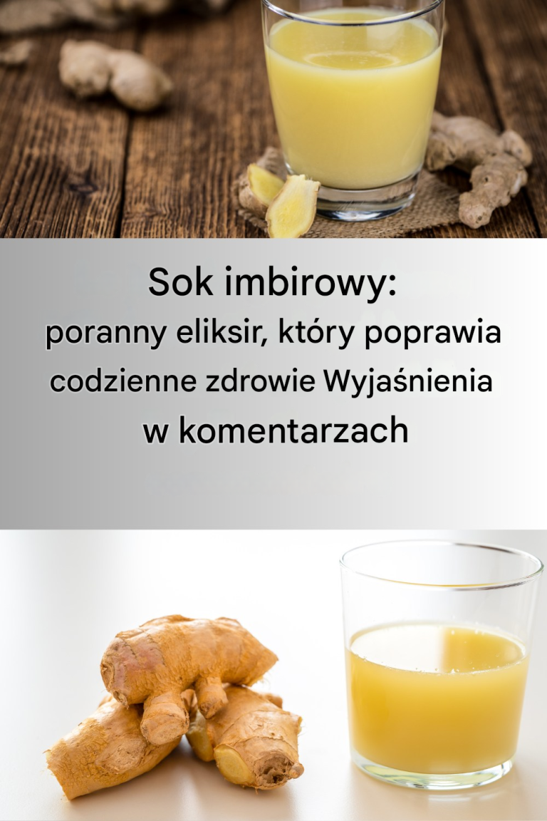 Oto dlaczego picie soku imbirowego każdego ranka jest dobre dla zdrowia