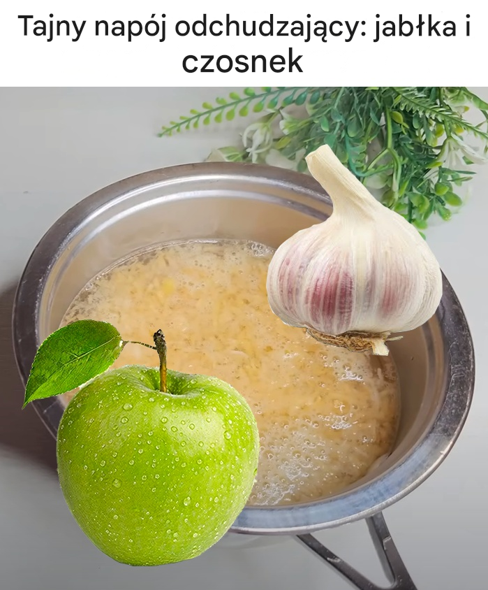 Tajny napój odchudzający: jabłka i czosnek