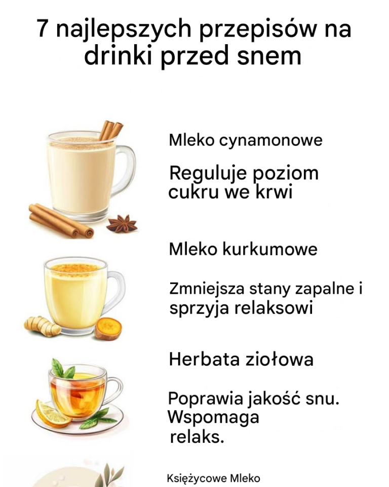 7 najlepszych przepisów na drinki przed snem