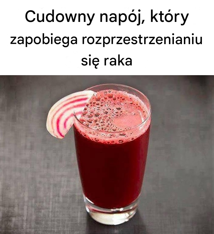 Cudowny napój, który zapobiega rozprzestrzenianiu się raka