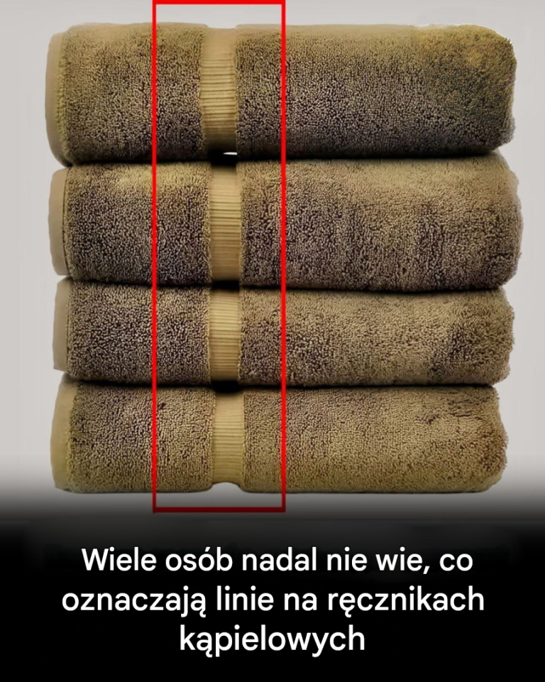 Oto co oznaczają linie na ręcznikach kąpielowych