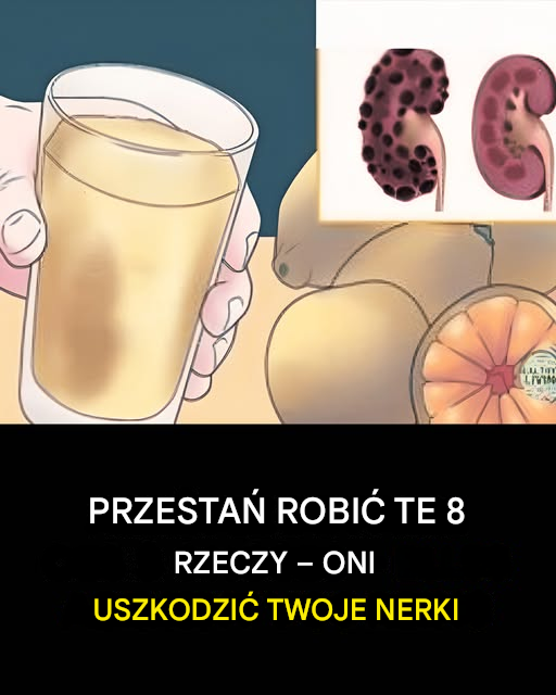 Przestań robić te 8 rzeczy: Niszczą Twoje nerki
