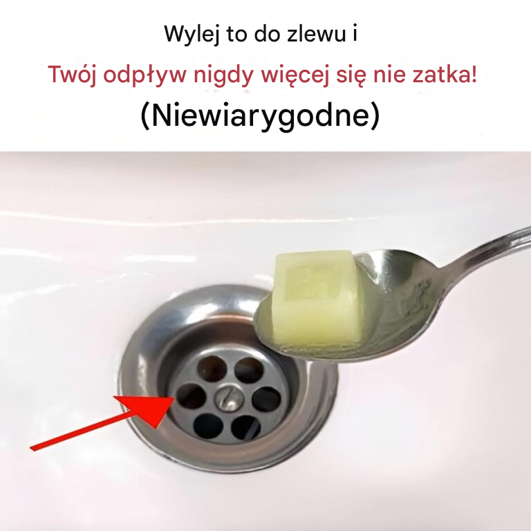 Wrzuć go do zlewu, a odpływ nigdy więcej się nie zapcha!