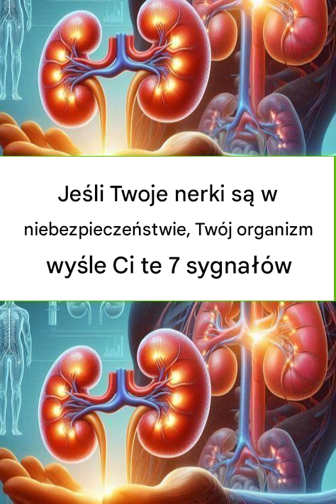 Jeśli Twoje nerki są w niebezpieczeństwie, Twój organizm wyśle ​​Ci te 7 sygnałów