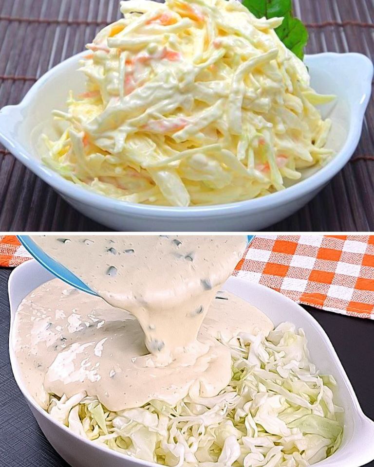 Zapomnij o Tradycyjnej Surówce! "Najlepszy Przepis na Kremową Kapustę" – Odkryj Inny, Pyszny Sposób na Sałatkę, Która Podbije Twoje Podniebienie!