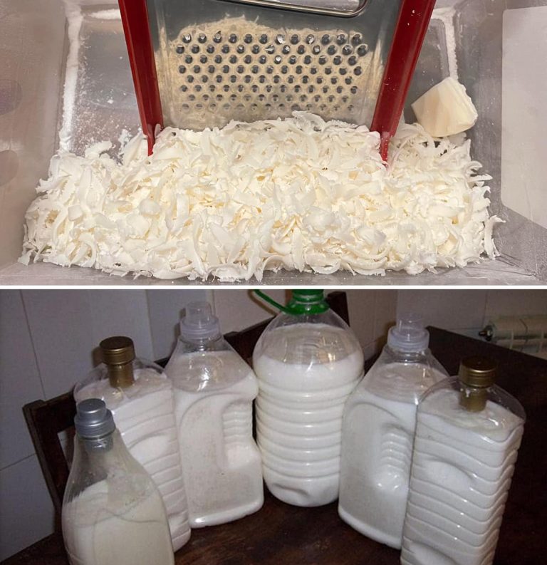 Rewolucja w Domowej Pralni! Niezawodna Wskazówka: Z 1 Kostki Mydła Zrób 3 Litry Płynnego Detergentu – Oszczędź Pieniądze, Zadbaj o Środowisko i Ciesz się Nieskazitelną Czystością!