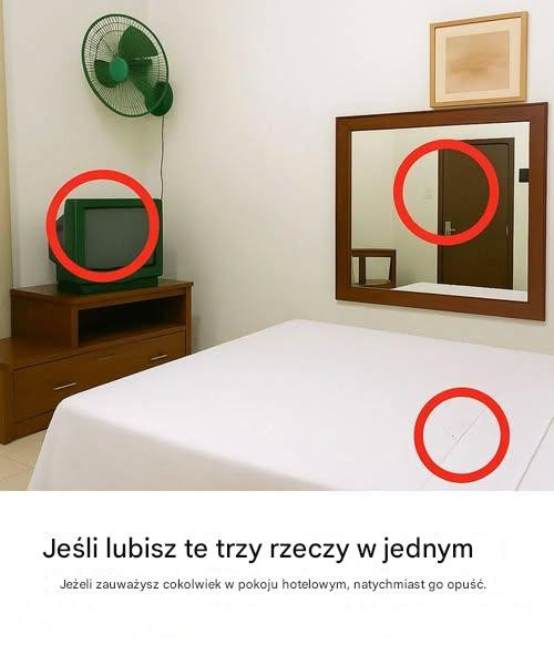Wyniki wyszukiwania dla Jeśli zobaczysz te 3 rzeczy w pokoju hotelowym, natychmiast wyjdź