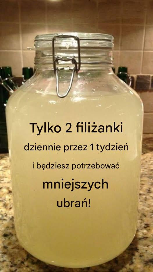 Niesamowity napój na szybką utratę wagi