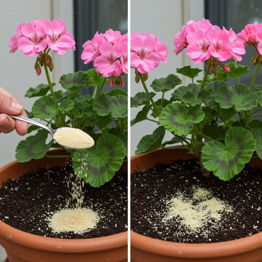 „Posyp nim każdą doniczkę z kwiatami w swoim ogrodzie, a natychmiast ożyją