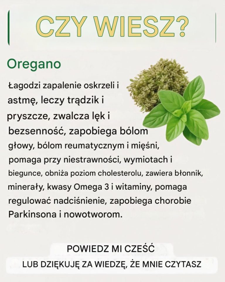 Oregano: naturalny środek na 15 problemów zdrowotnych