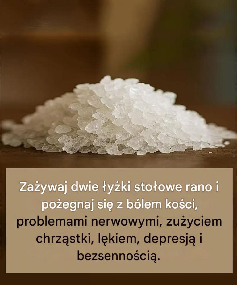 Dwie łyżki stołowe rano i pożegnaj się z bólem kości, problemami nerwowymi, zużyciem chrząstki, lękiem, depresją i bezsennością.