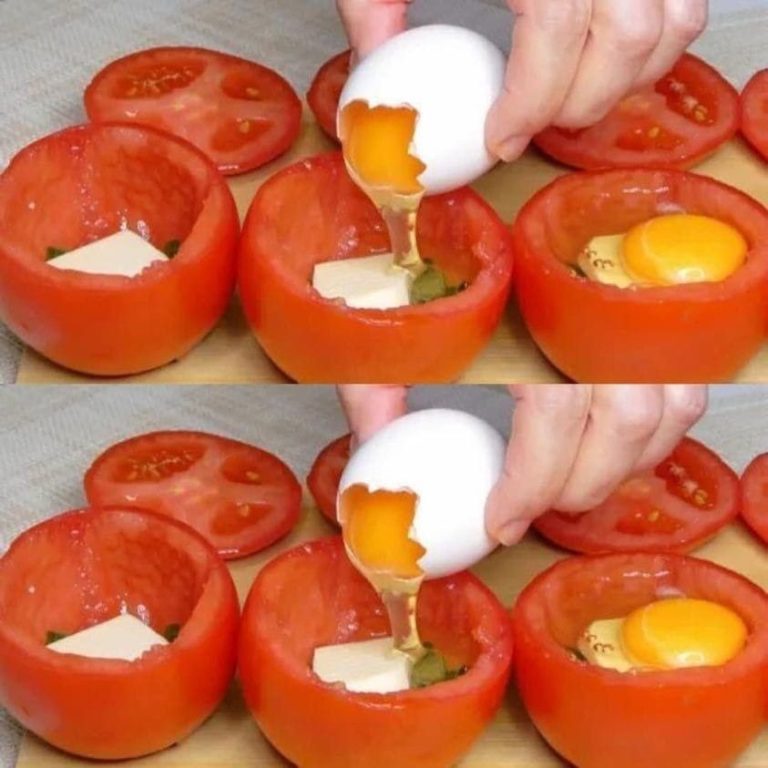 Jajko w pomidorowej niespodziance: Zdrowy sposób na śniadanie!