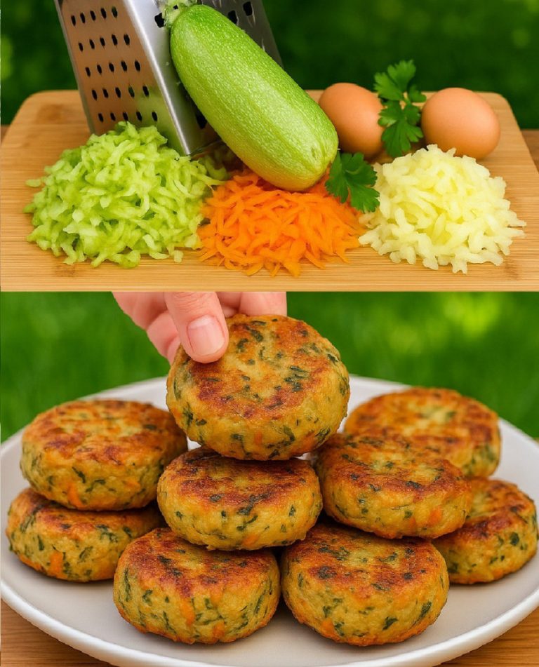 Kotlety z cukinii i ziemniaków z mozzarellą Składnik: 2 cukinie Sól 2 ziemniaki 1 cebula 1 marchewka