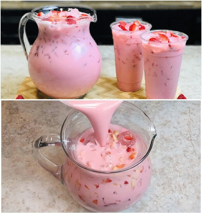 Poncz truskawkowy z jogurtem: fantastyczny napój