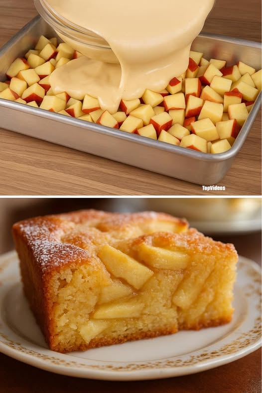 Miękkie i pyszne ciasto jabłkowe,