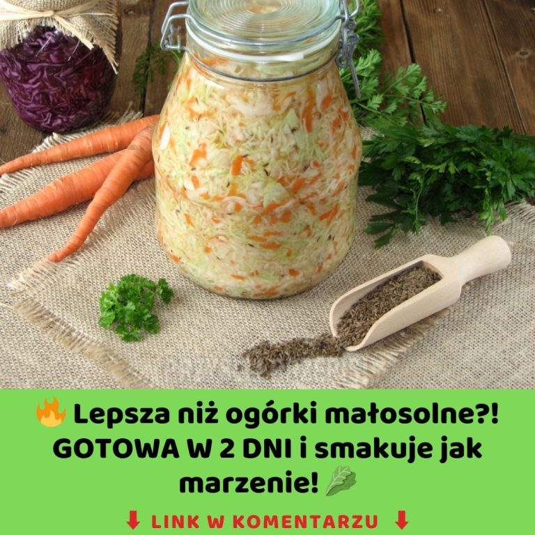 Młoda kapusta małosolna – letni hit fermentacji! Zrób w 2 dni, zapomnij o ogórkach