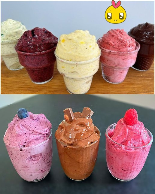 Lody bez cukru! Bez nabiału! Tylko 2 składniki! W 1 minutę