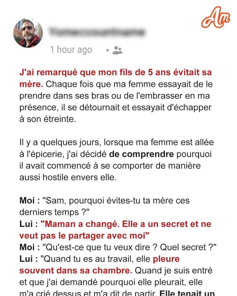 Mój 5-letni syn zaczął unikać matki – jego powód bardzo mnie zmartwił, więc skonfrontowałem się z żoną