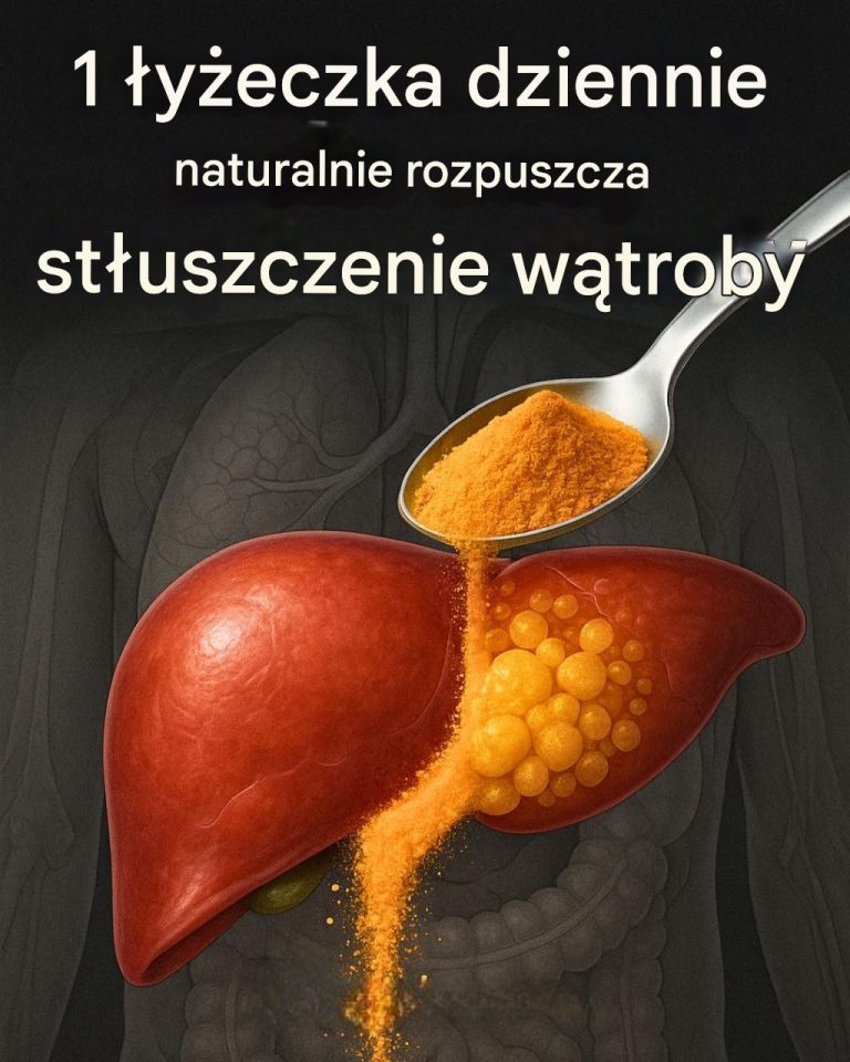 1 łyżeczka dziennie naturalnie rozpuszcza stłuszczenie wątroby