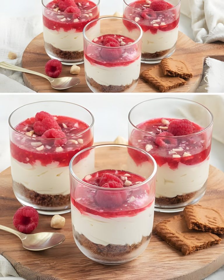 Deser sernikowy w szklance