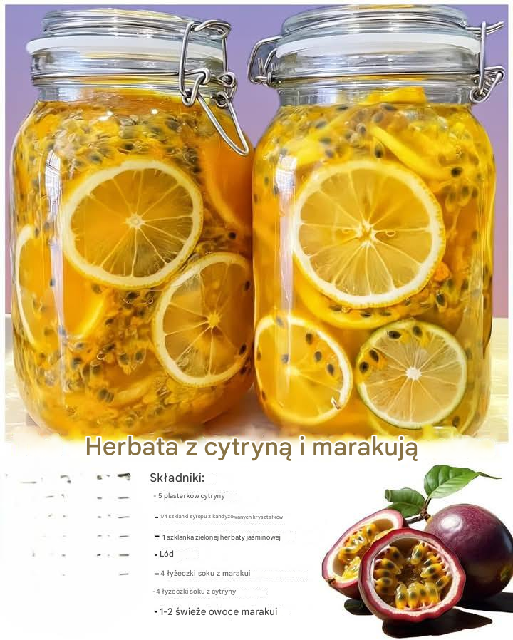 Herbata z marakui i cytryny