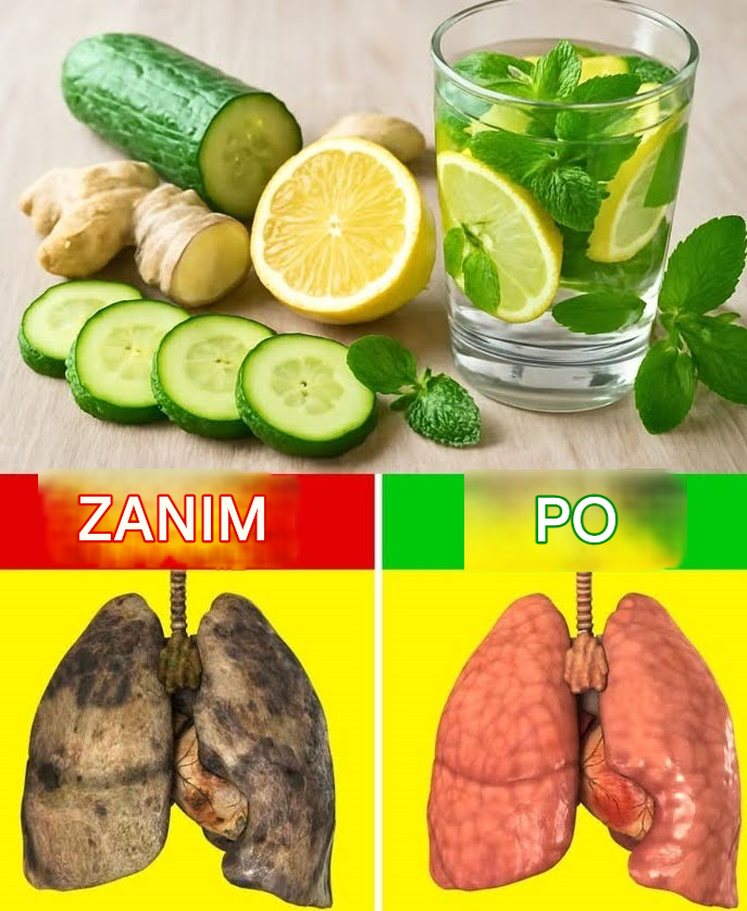 9 powodów, dla których warto pić ogórek, imbir, miętowo, cytrynę i wodę codziennie