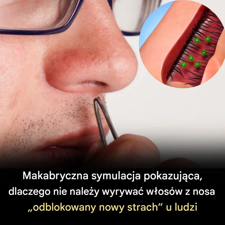 Dlaczego nie powinieneś zrywać włosów z nosa