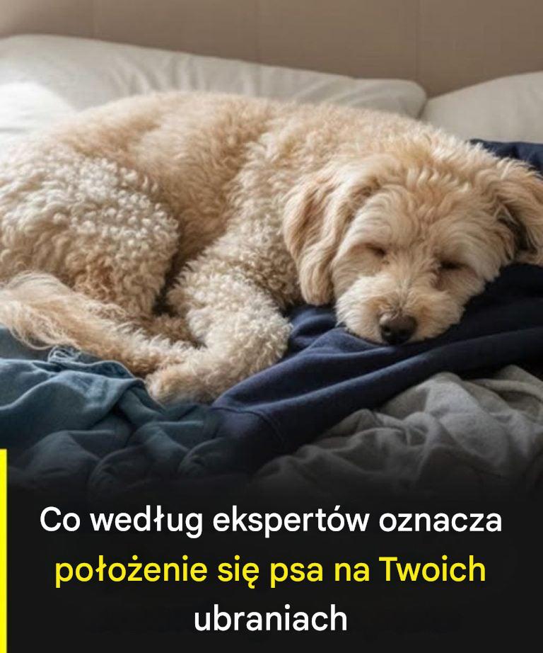 Dlaczego Twój pies śpi na twoich ubraniach i co to oznacza, według ekspertów