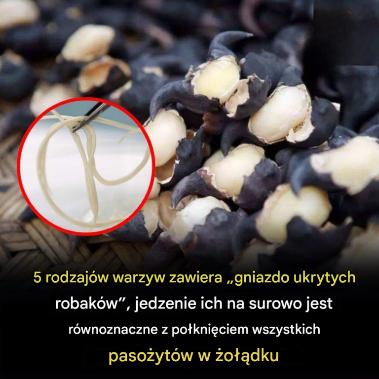 5 warzyw, których nigdy nie powinieneś jeść na surowo - mogą ukrywać gniazda robaków, które zmieniają się w pasożyty w żołądku